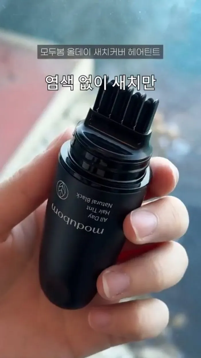 3CE쉬머메이크업픽서, 새치커버헤어틴트, 내추럴블랙, 헤어쿠션, 투크러프벗프로립펜슬