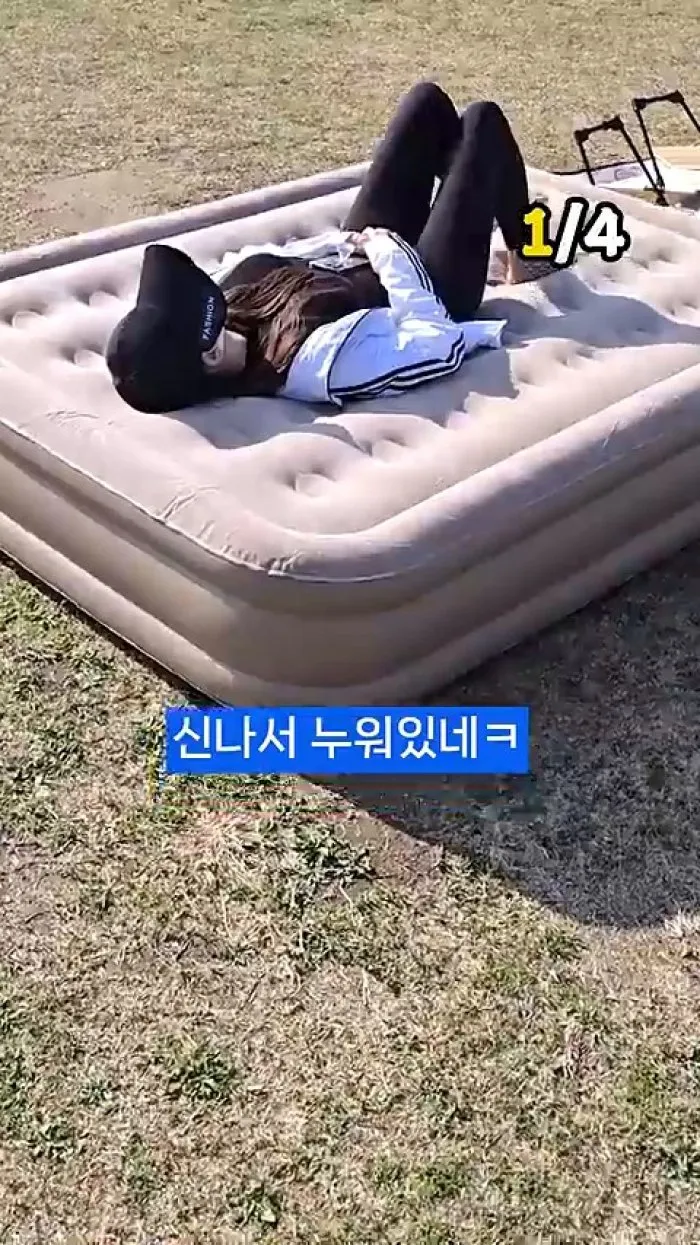 핫쿡볼 발열 도시락 알루미늄 용기, 멜로우버디 그라운드 체어, 스톤콜드 자동펌프 에어매트, 페이퍼팝 메가토트 등받이 종이의자