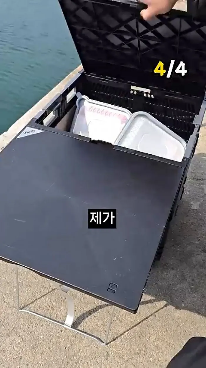 핫쿡볼 발열 도시락 알루미늄 용기, 멜로우버디 그라운드 체어, 스톤콜드 자동펌프 에어매트, 페이퍼팝 메가토트 등받이 종이의자