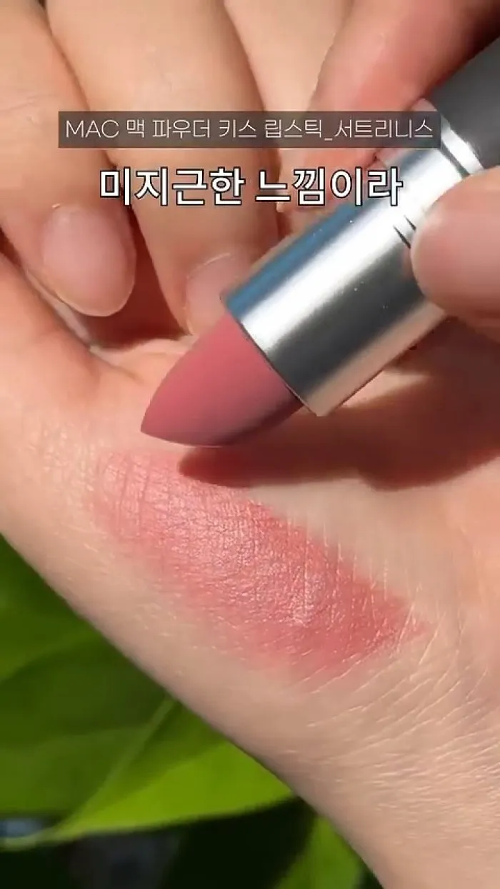 AHC 세이프온 마일드 선쿠션, MAC 파우더 키스 립스틱 서트리니스, 에스트라 아토베리어365 하이드로 수딩크림, 버츠비 모이스춰라이징 립밤, 스킨푸드 토마토 톤 업 선크림