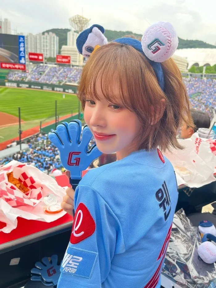 레드벨벳, 웬디, 롯데자이언츠, 시구, 야구