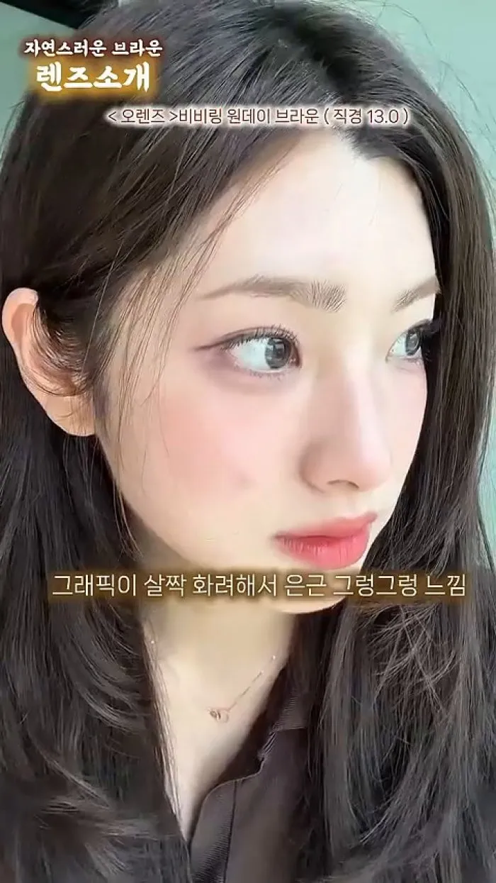 오렌즈 비비링 원데이 브라운, 젬아워 헤카테 원데이 진저 브라운, 하퍼크리스틴 슈거하이 크리스틴 원데이 베이지