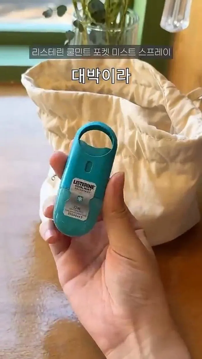 Listerine Cool Mint Pocket Mist Spray, Lush Twilight Shower Jelly, Shiglam Powerpuff Girl Lip Balm