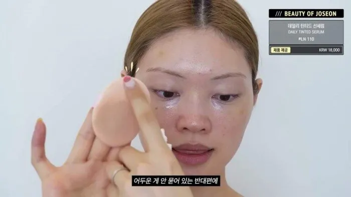 Joseon Beauty Daily Tinted Suns Serum, Armani Beauty Designer Glow Foundation, Hwahae 156 Brocha Correctora