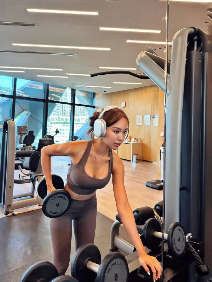Kim Hee-jung, Ejercicio, Instagram, Gimnasio, Fitness