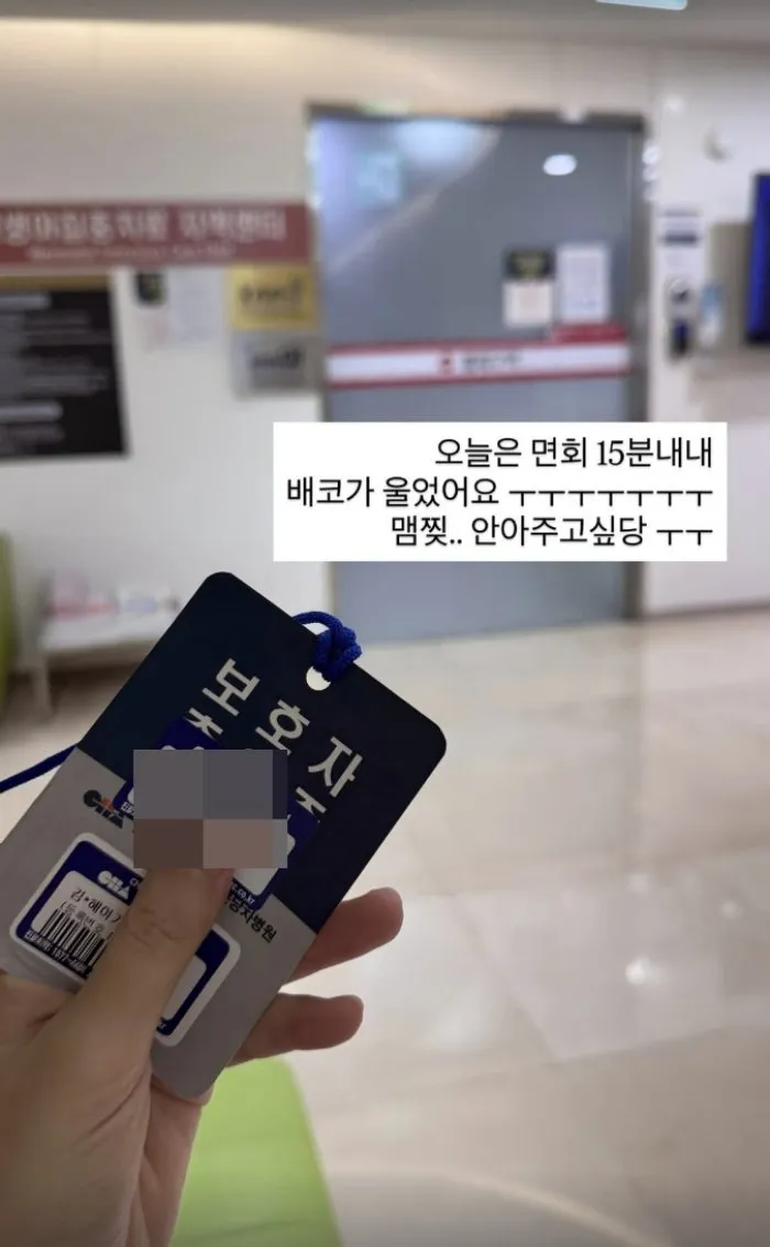 Kim Ji-hye, Twins, Neonatal Intensive Care Unit, Cesarean Section