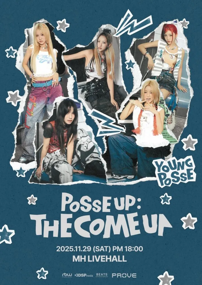 YOUNG POSSE to Hold Their First Solo Concert 'POSSE UP' on November 29
