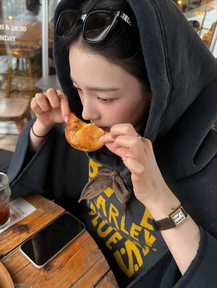 aespa, Karina, Instagram, pan, panadería