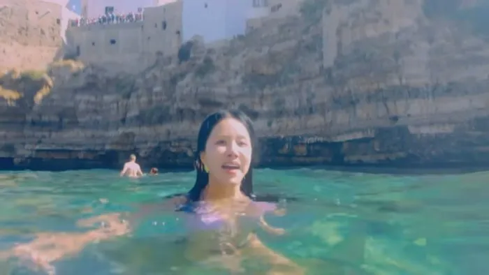 Uhm Jung-hwa, Italia, playa, bikini, Monachile