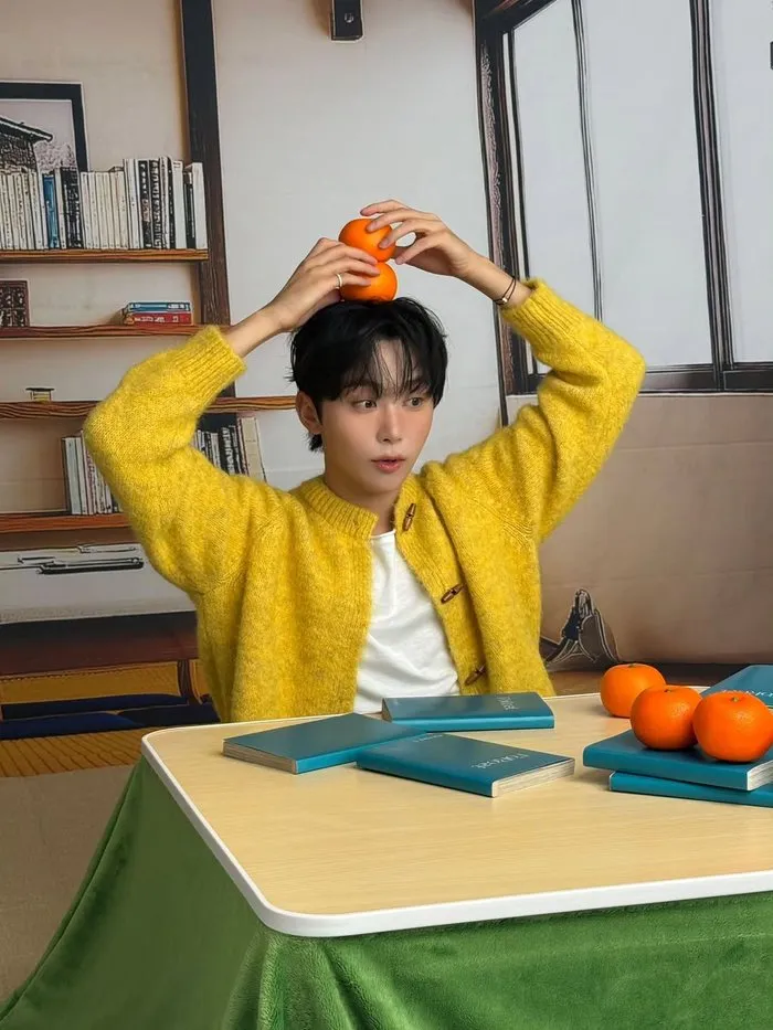 SEVENTEEN, tangerine, Seungkwan, Instagram, refreshing