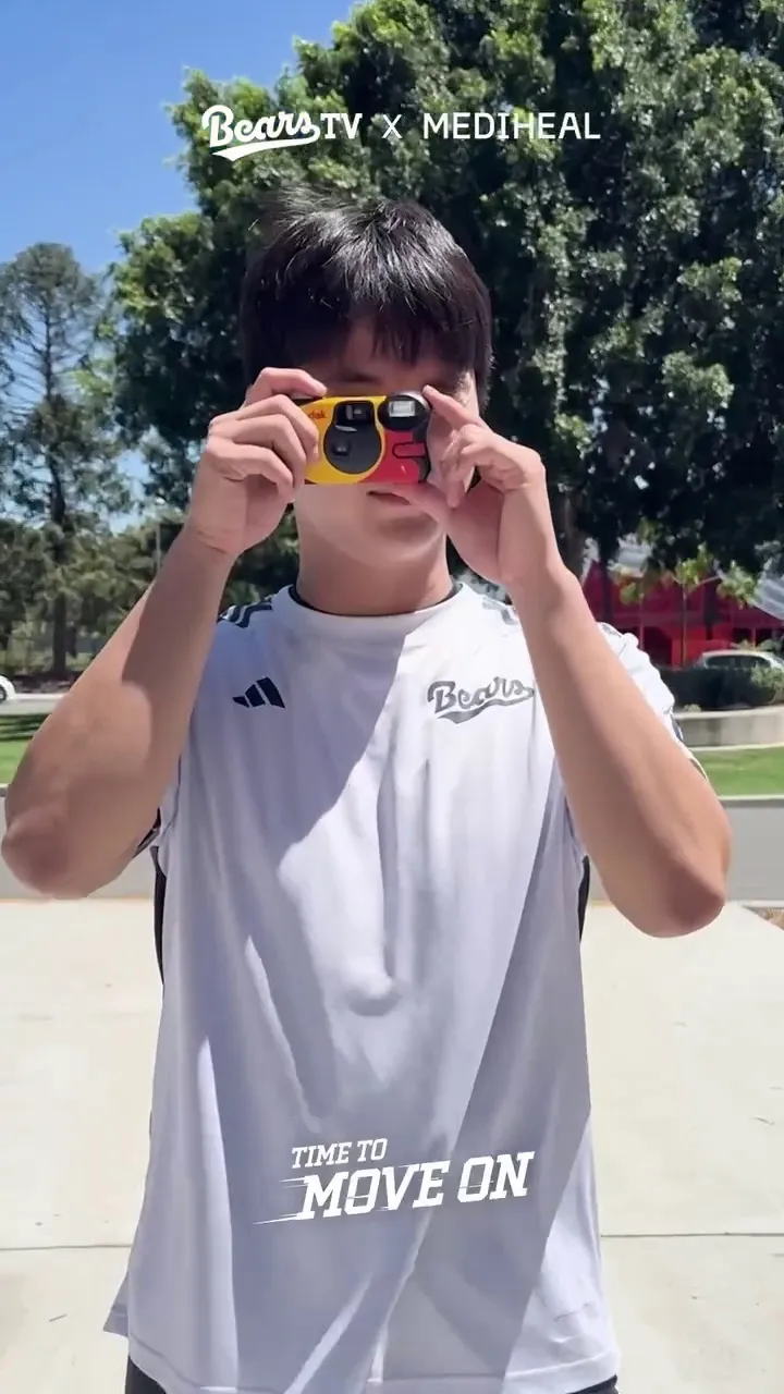 두산 베어스, 야구선수, 필름카메라