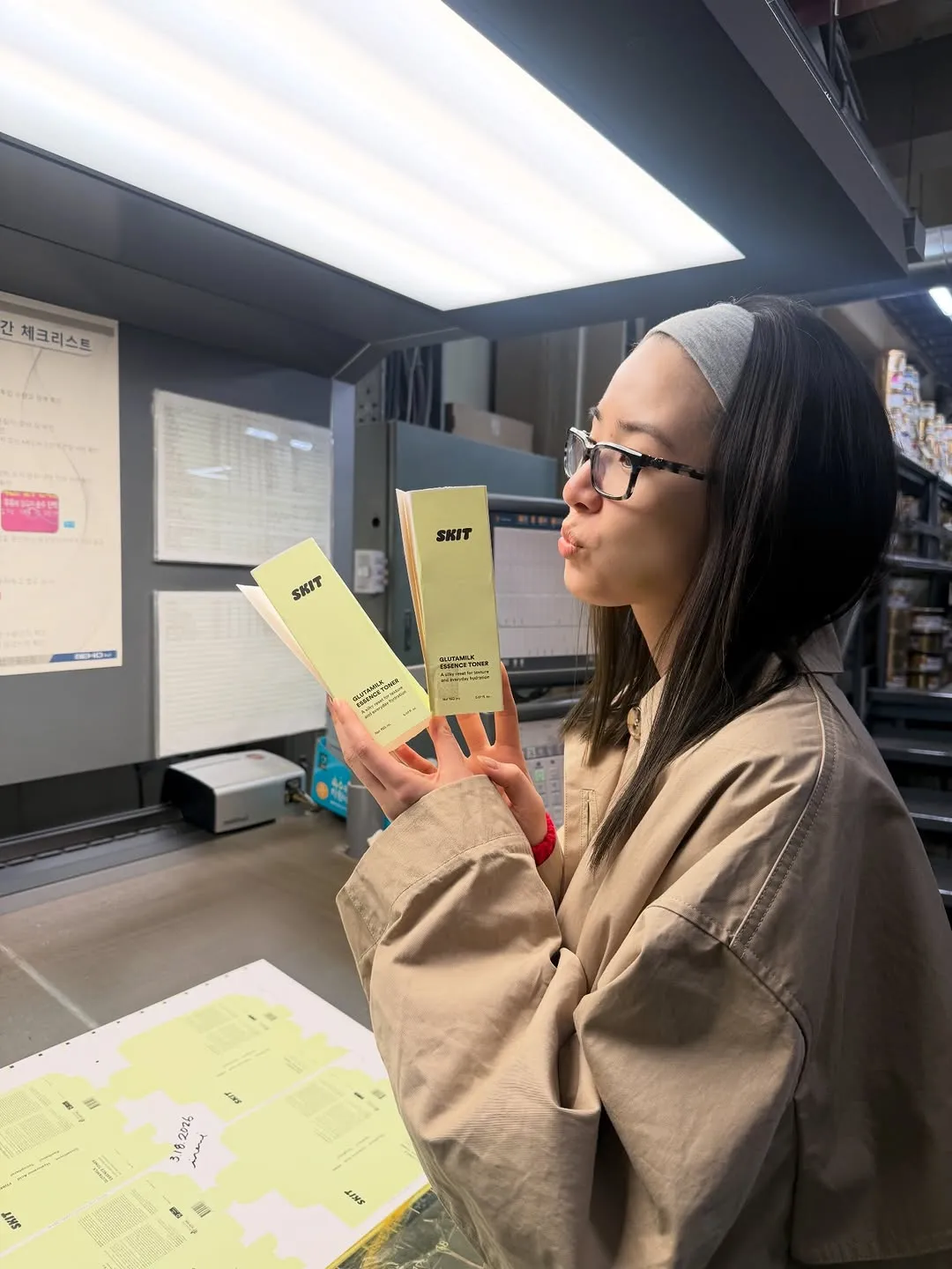 Irene memperkenalkan sistem perawatan kulit perdananya