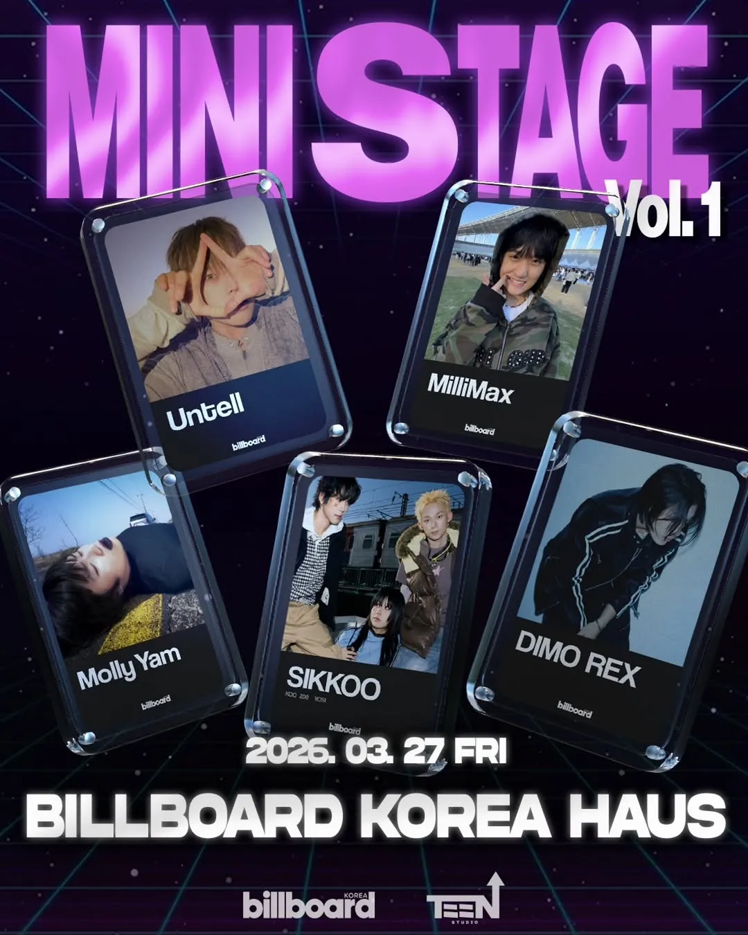 “Mini Stage Vol.1”: Billboard Korea fará show especial