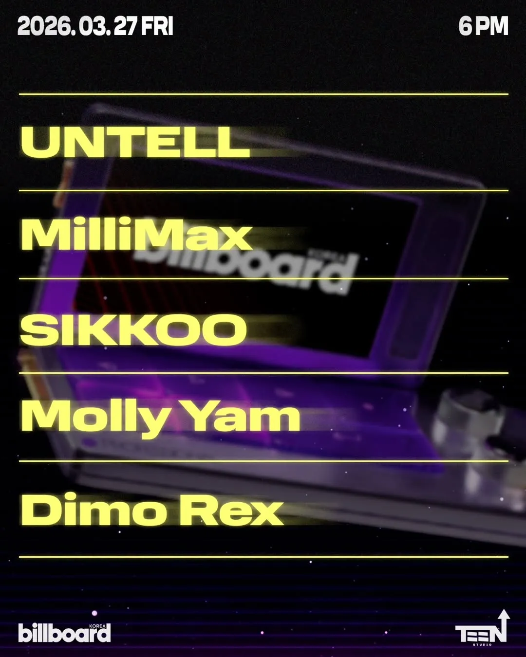 บิลบอร์ด โคเรีย, มินิสเตจ, การแสดง