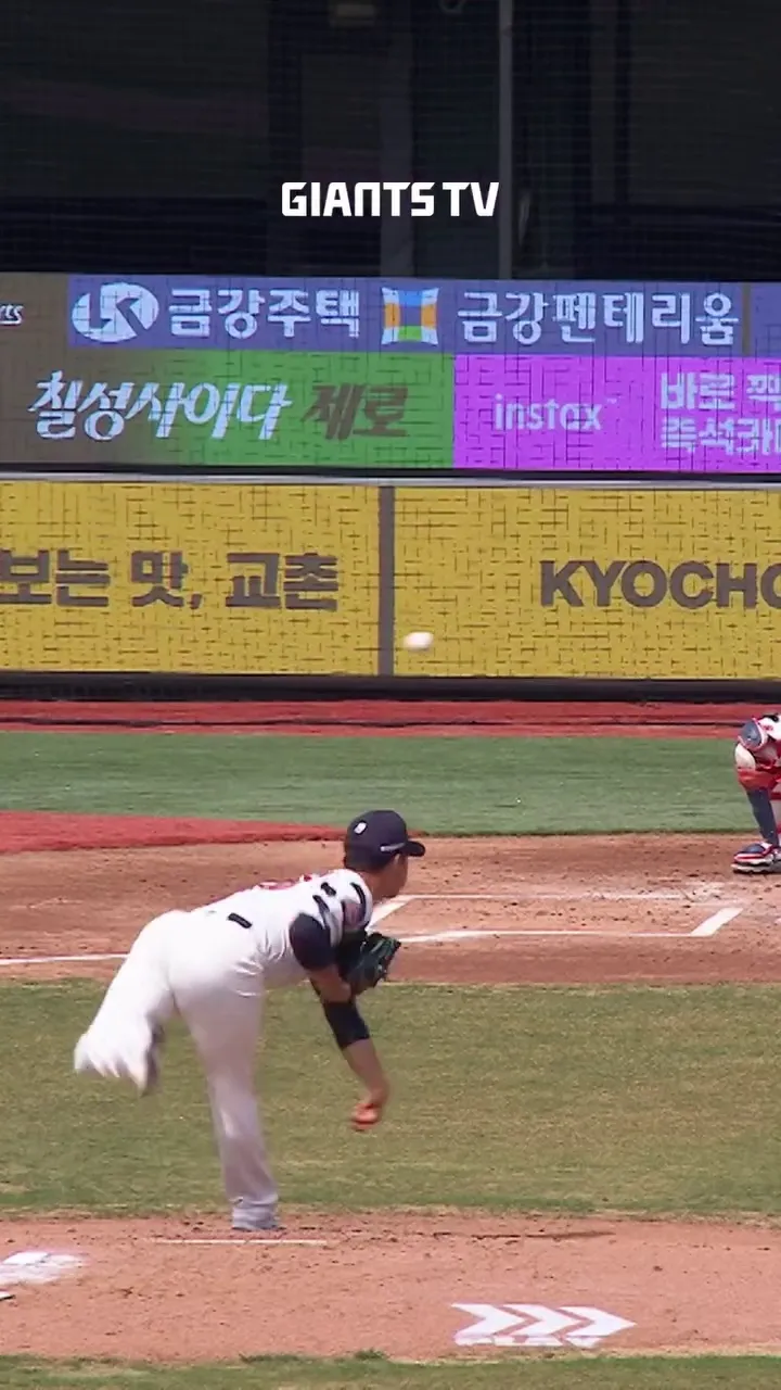 ロッテ・ジャイアンツ, キム・ジヌク, 無失点, ピッチング, ファンの反応