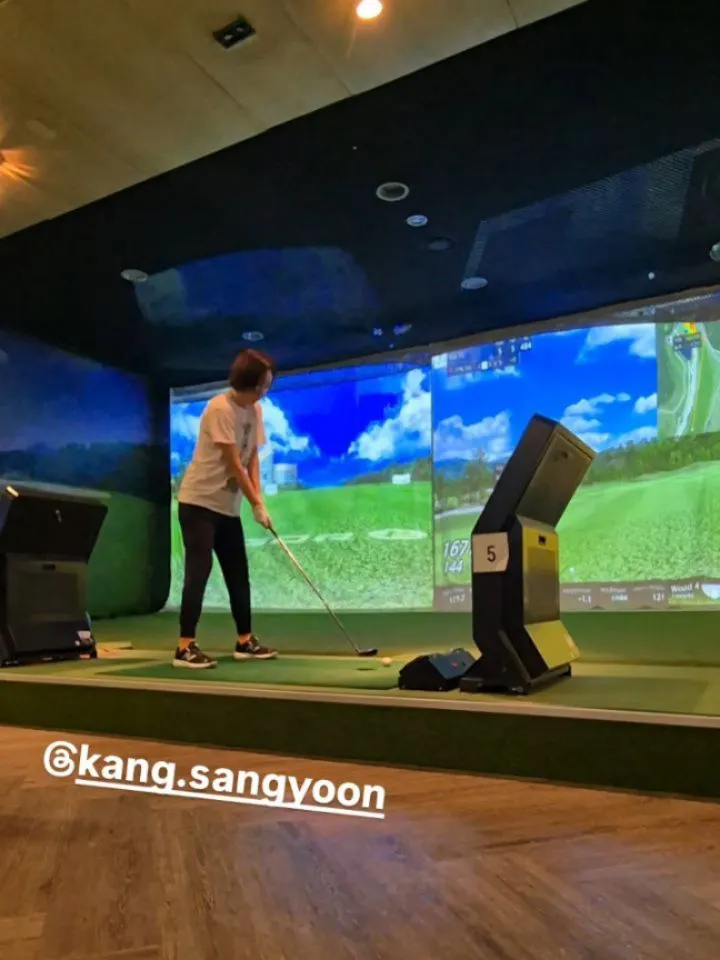 Kim Ji-hye, sành điệu, golf