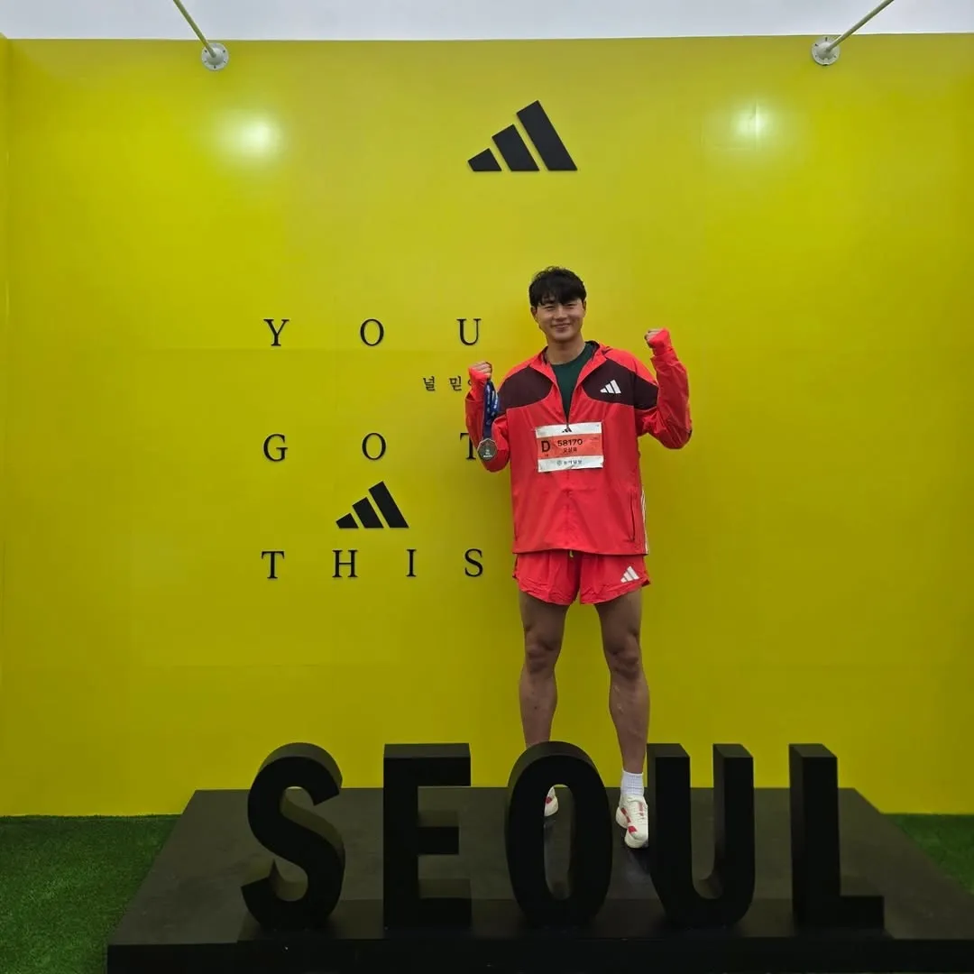 "Niềm vui thuần khiết" Oh Sang-uk thử sức tại Seoul Marathon