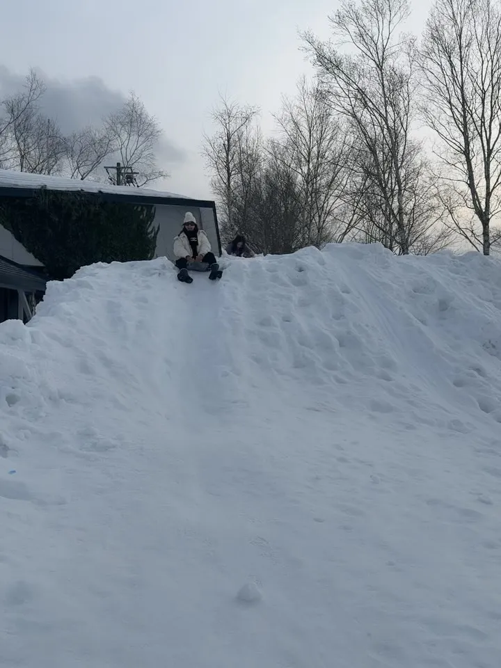 유쾌한 심진화, 삿포로에서 눈썰매 즐거움 만끽