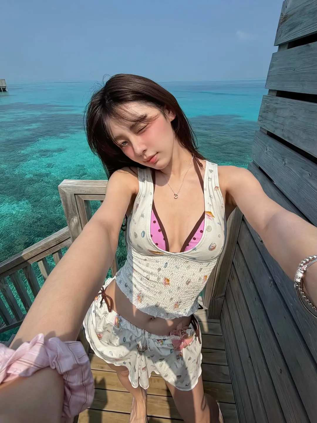 Lee Ji-yeon Stuns in Malibu With a Radiant Smile