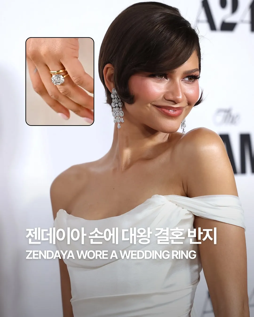 Zendaya Sparks Frenzy After Appearing With a Wedding Ring