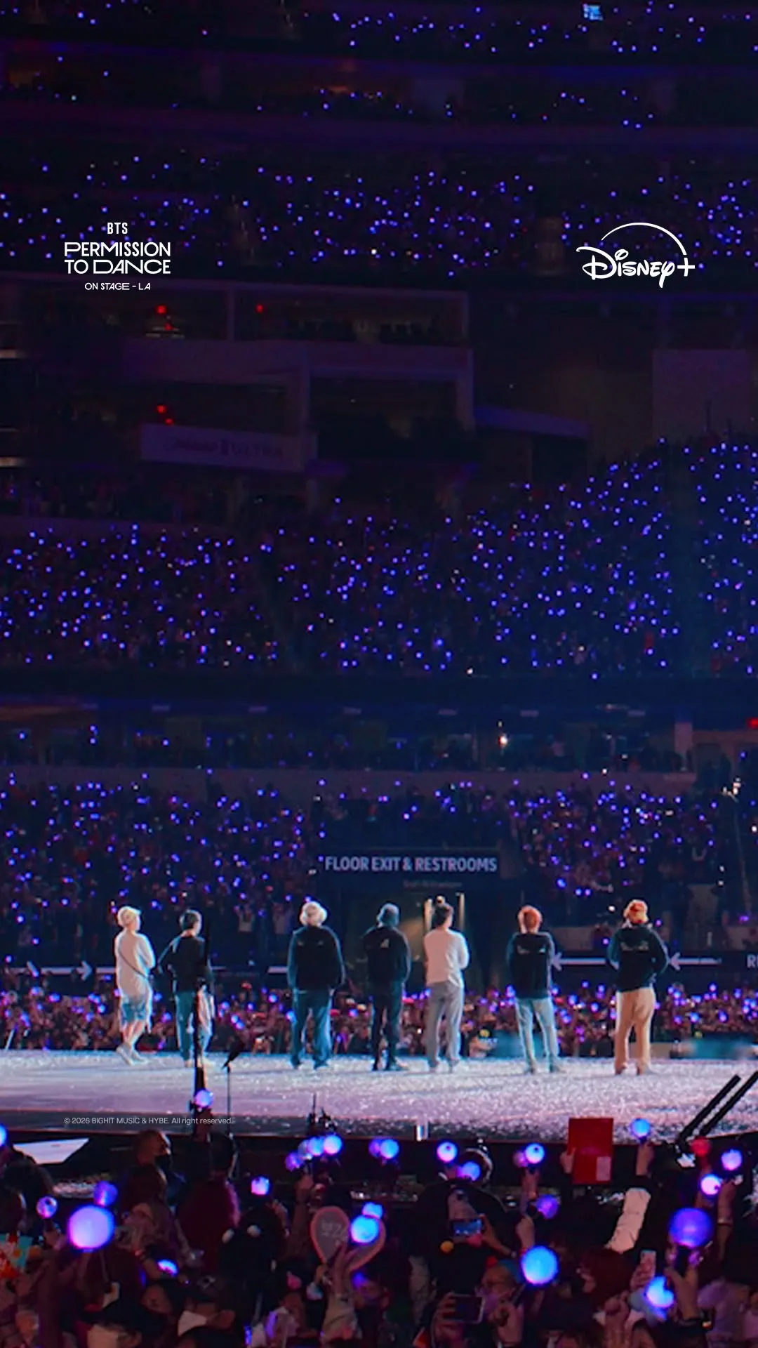 迪士尼+呈现防弹少年团演唱会的感动