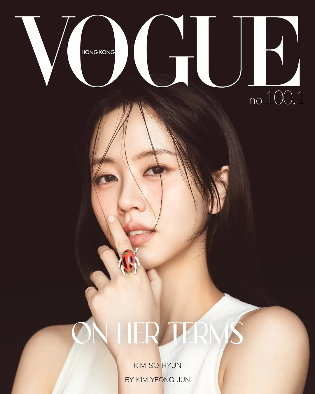 優雅的金所炫，公開 VOGUE 香港畫報