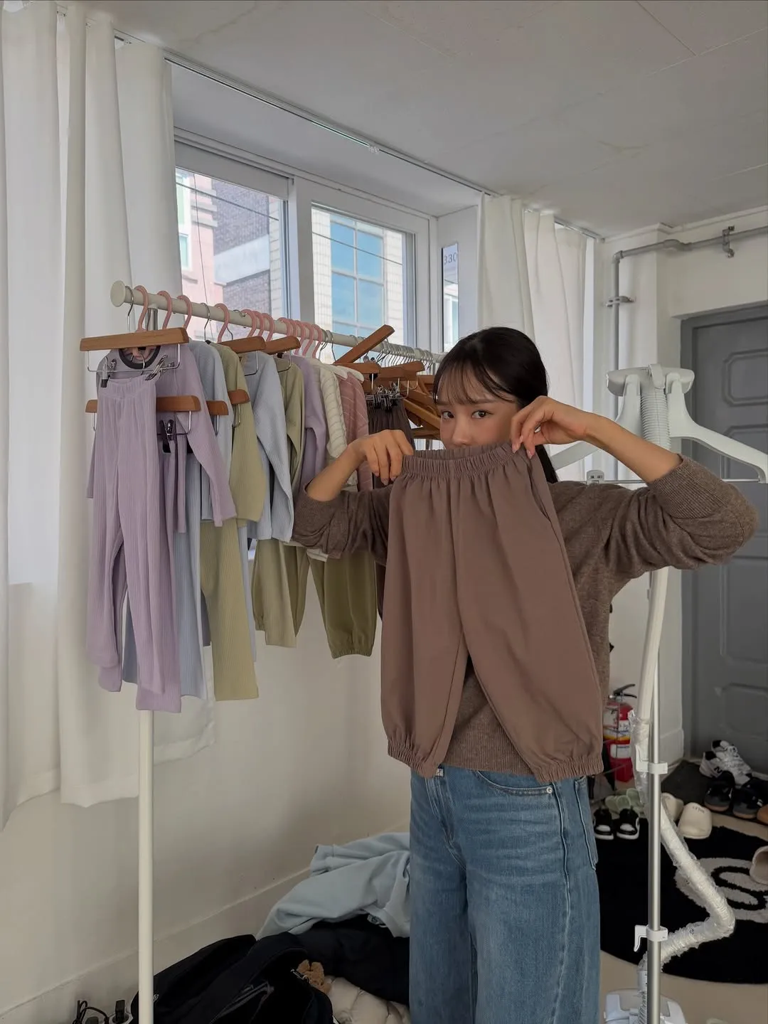 Hey Jini, Jini Pink, rodaje de primavera, ropa para casa, reacciones de los fans