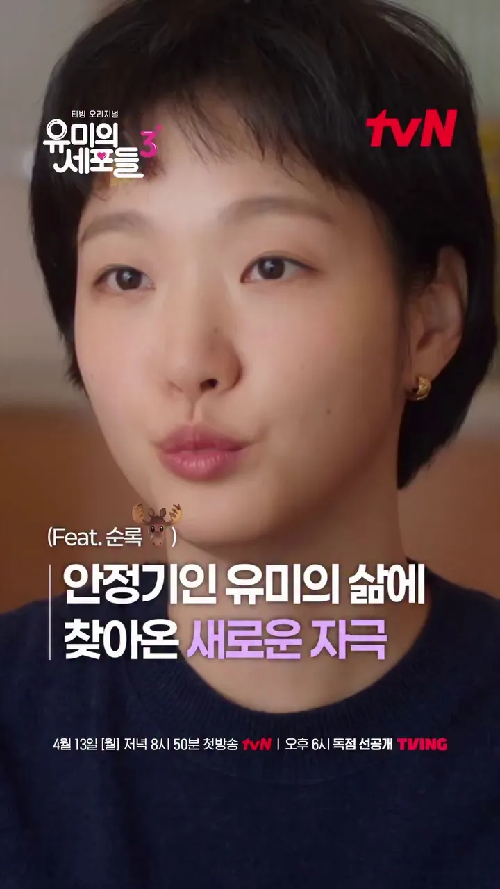 tvN, ドラマ, ユミの細胞たち3, 男性主人公, 放送