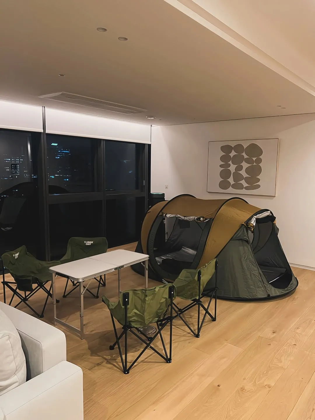 金玉彬, 演員, 露營