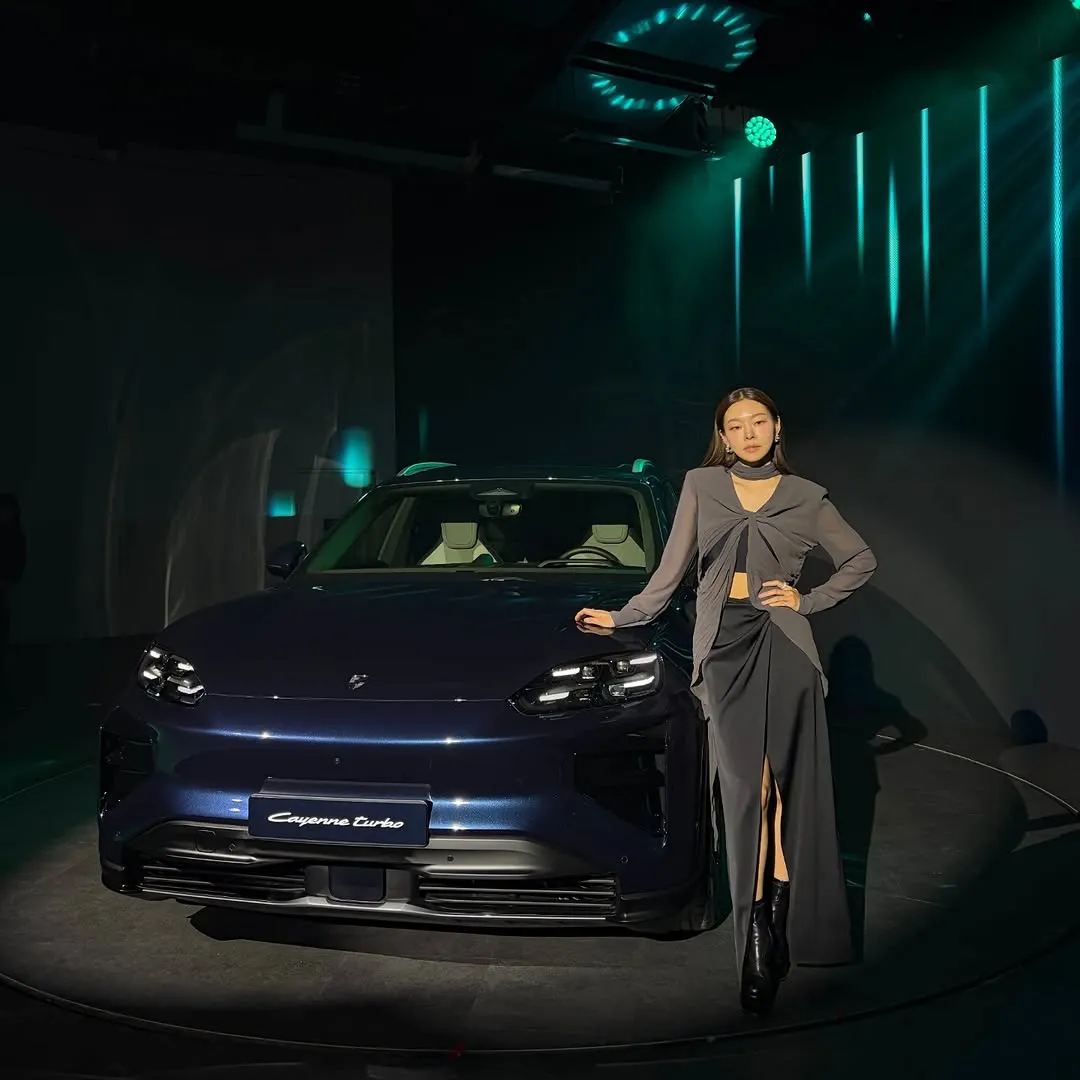 「保時捷的魅力」宋海娜造訪 Cayenne Electric 韓國首次發表現場