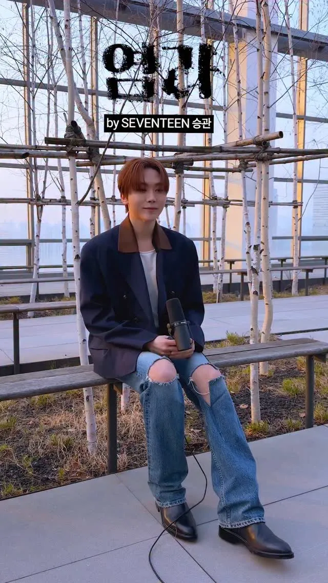 감성적 고백, 세븐틴 승관의 염라 영상