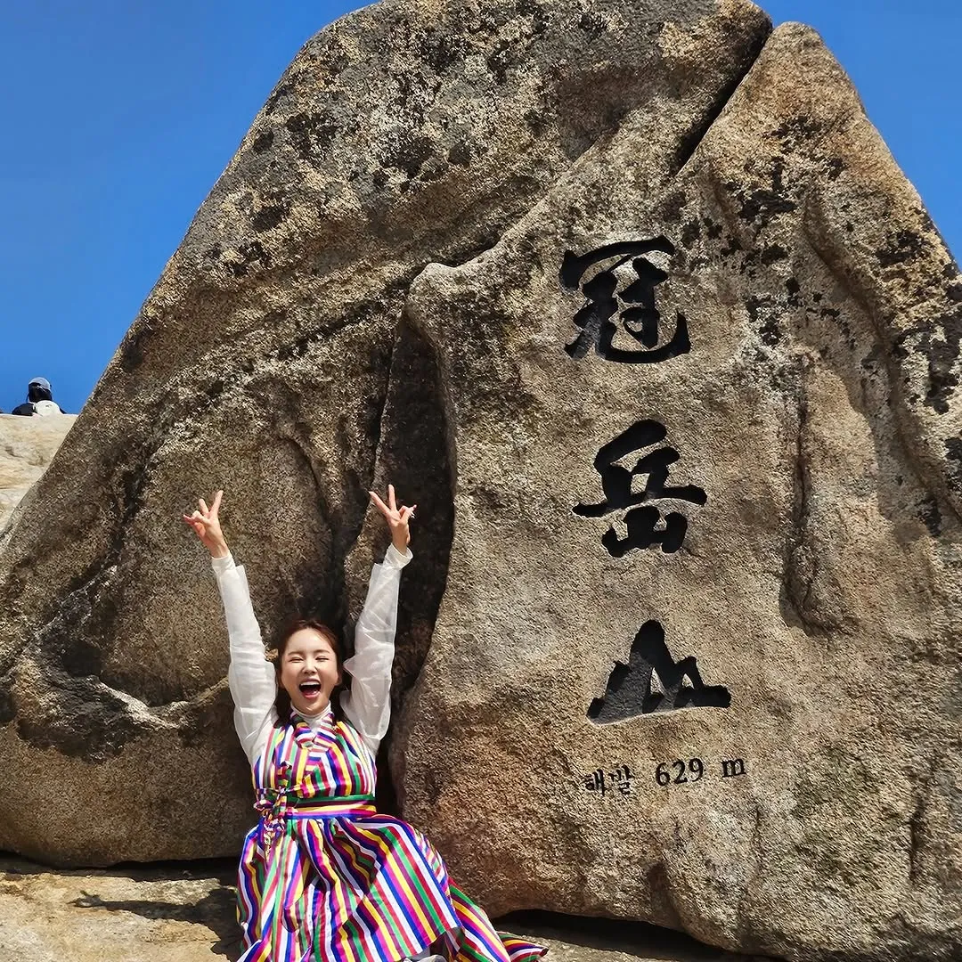 張英蘭, 藝人, 登山