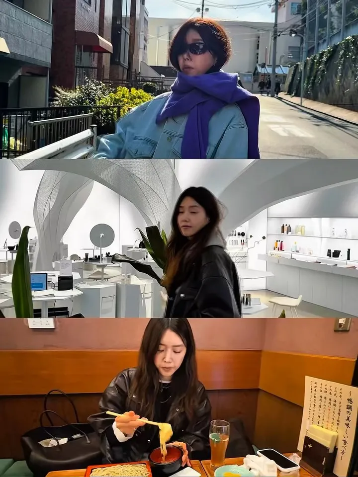 스타일리시한 채정안, 도쿄에서의 일상 공개