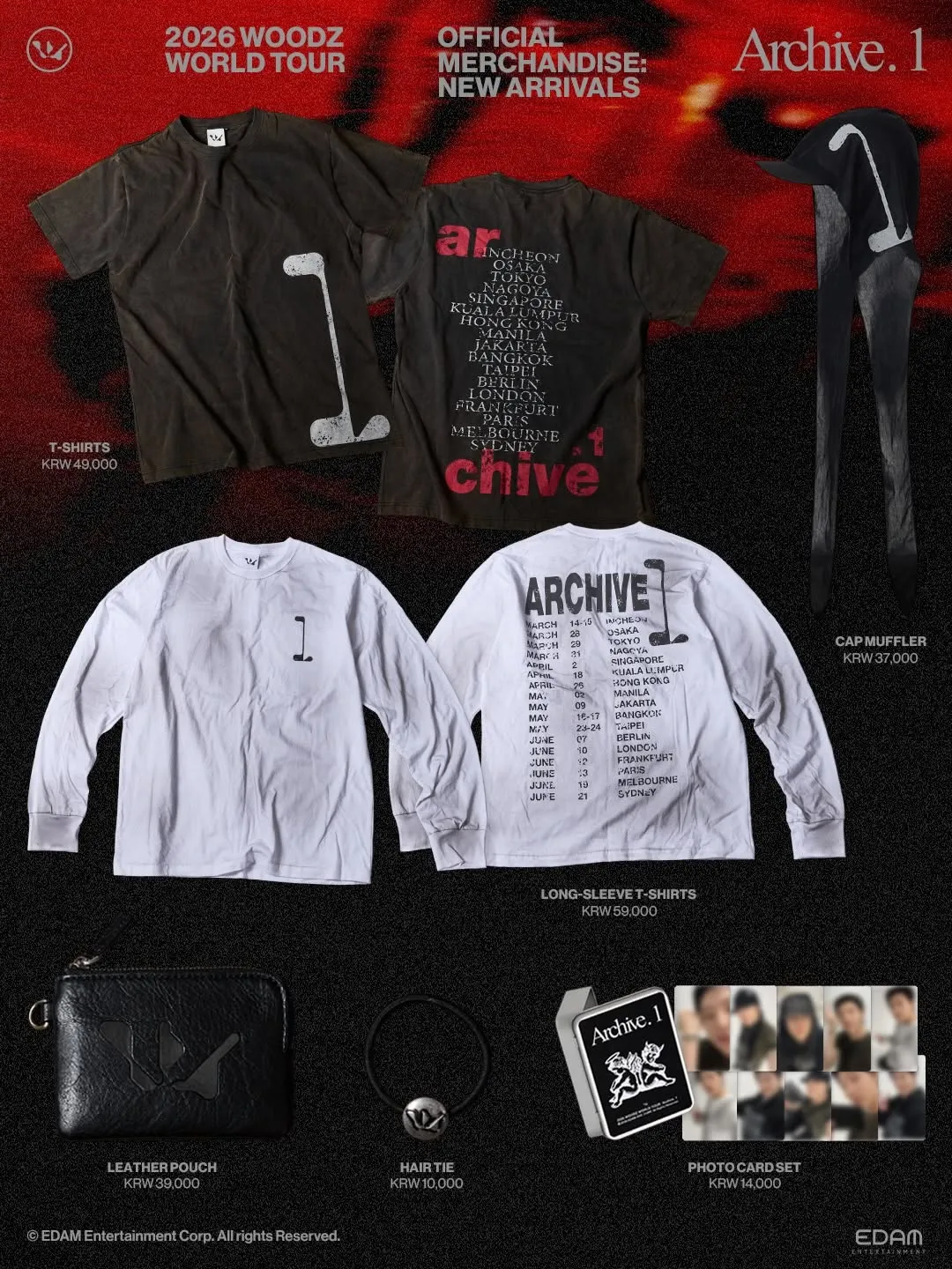 우즈, 가수, 월드투어