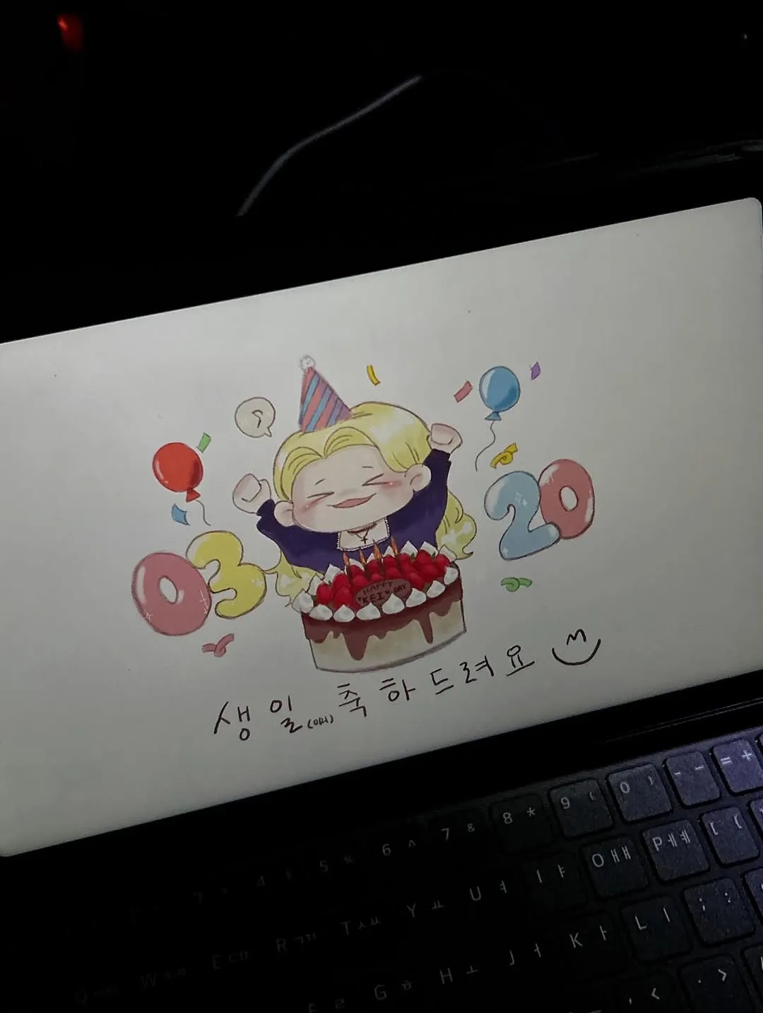 Lovelyz, Kei, cumpleaños, Instagram, amor de fans