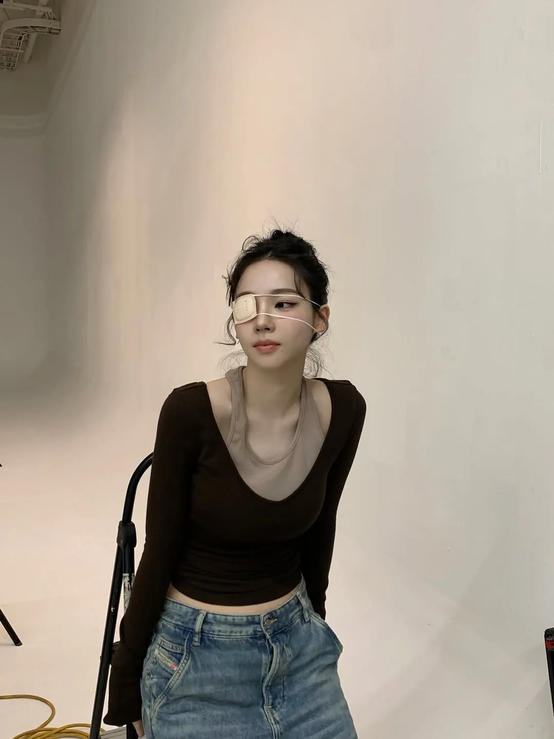 에스파, 카리나, 인스타그램, 안대, 비주얼