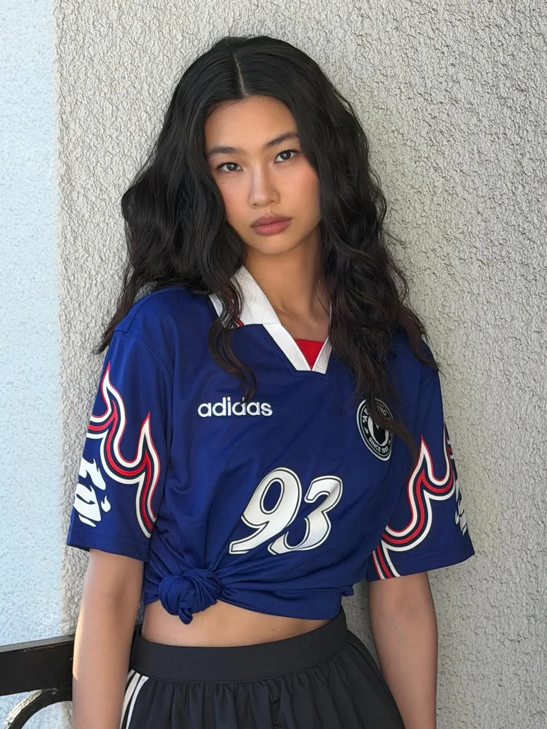 ไอคอนแฟชั่น จองโฮยอน สไตลิ่งยูนิฟอร์ม Adidas