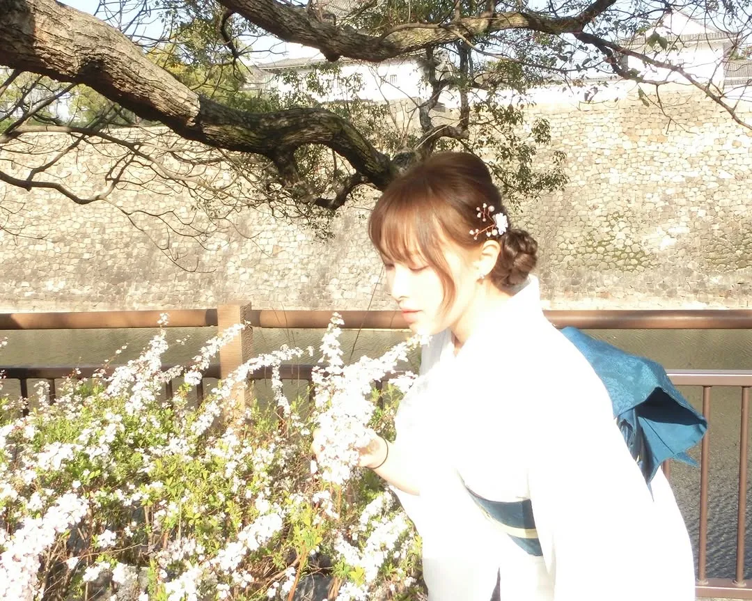 아름다운 박지연, 오사카에서 전통의 미를 선보이다