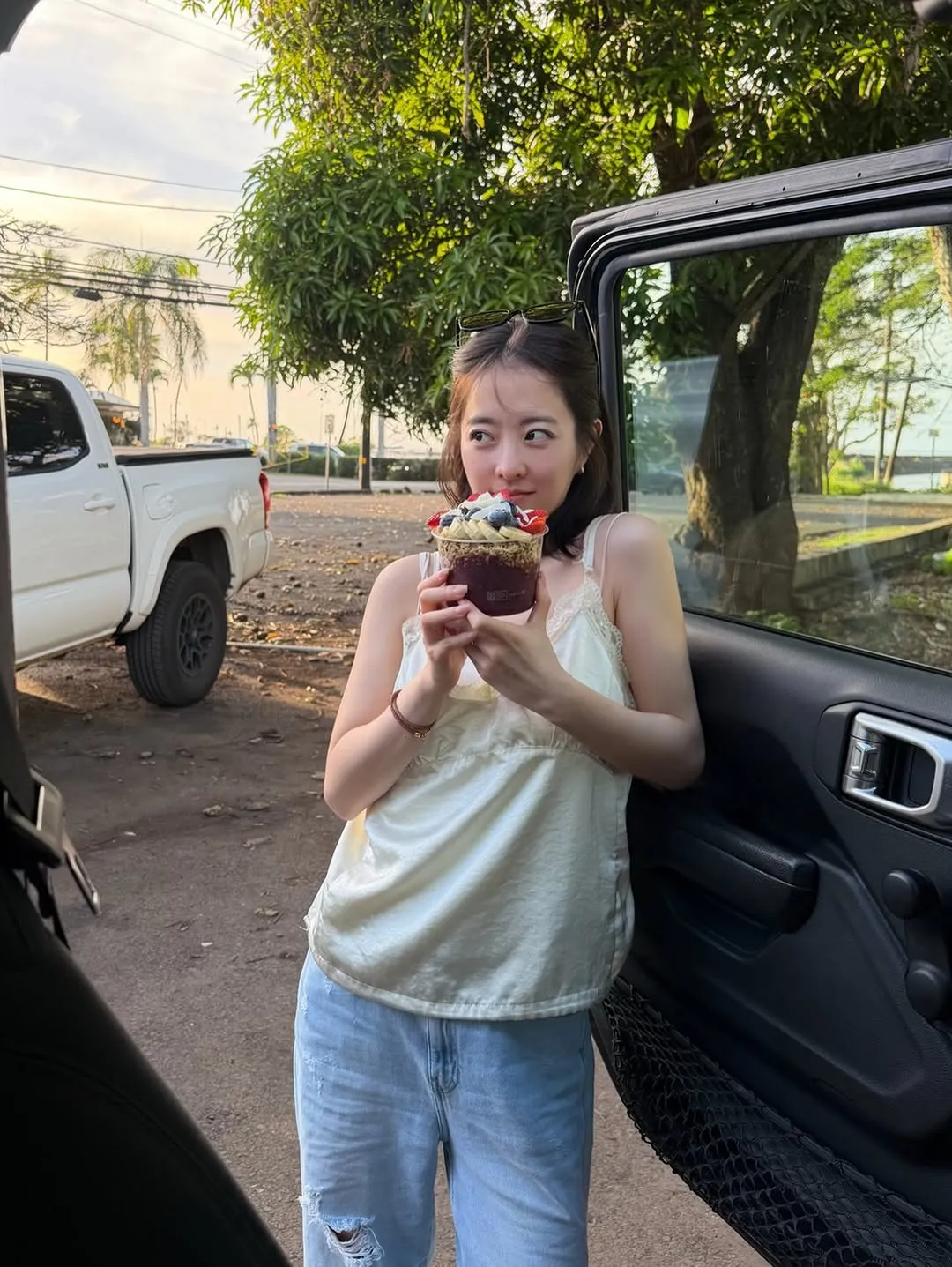 'Ohana' 박보영, 하와이에서의 여유로운 순간