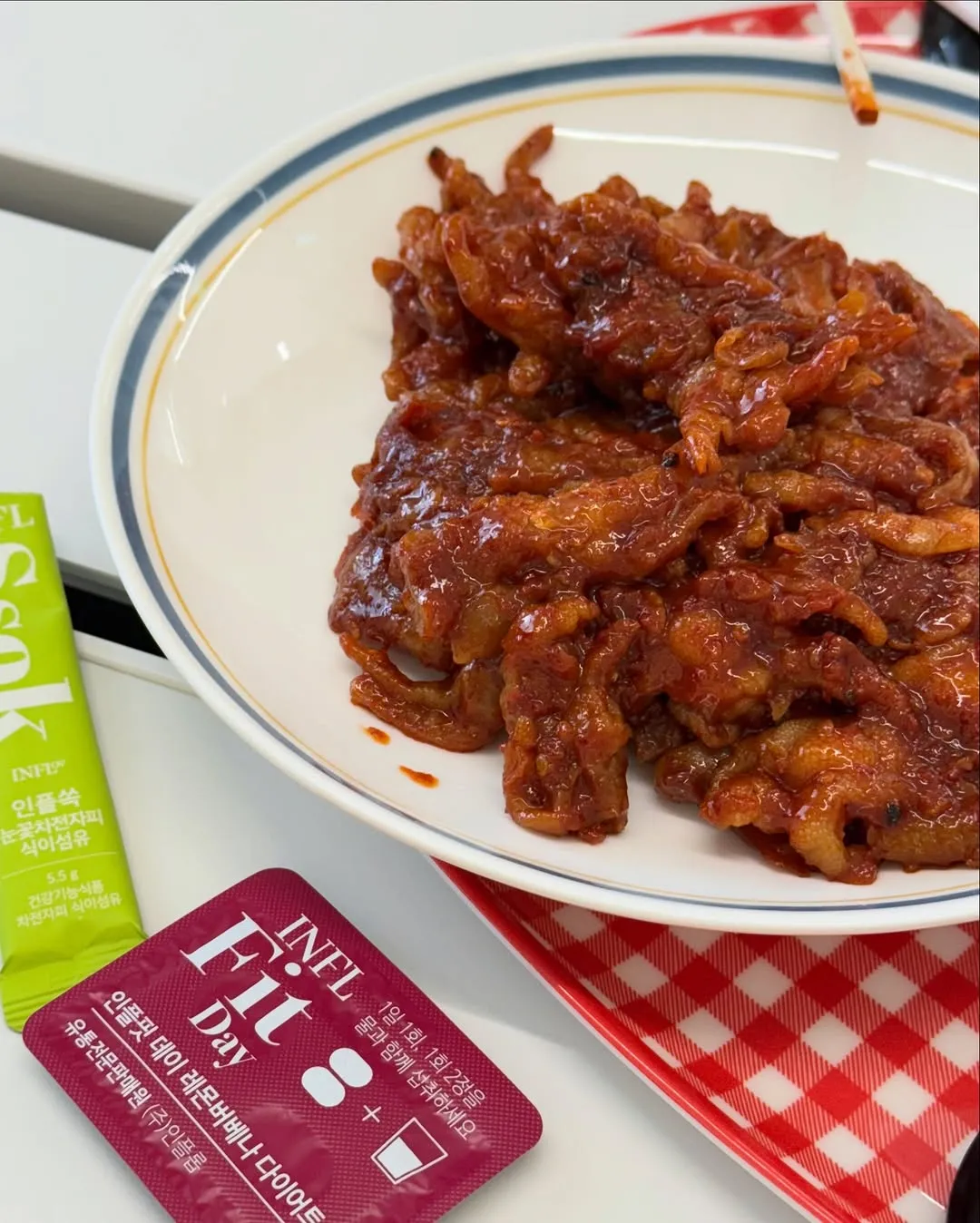 김보미, 배우, 매운 닭발