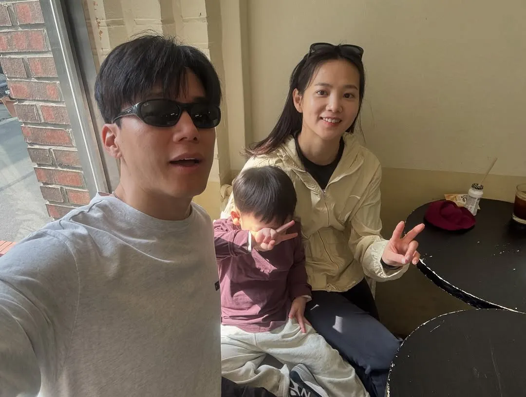「可愛的兩個男人」尹勝雅公開與家人的溫馨日常