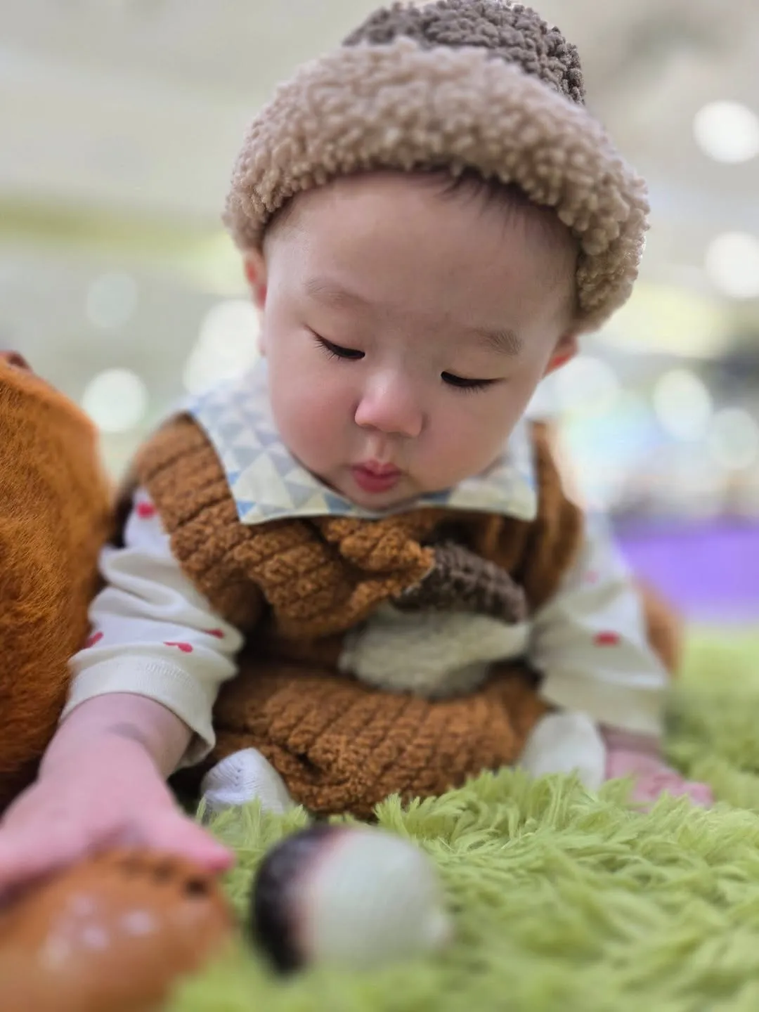 可爱的金娜律，公开化身小橡子的素伊