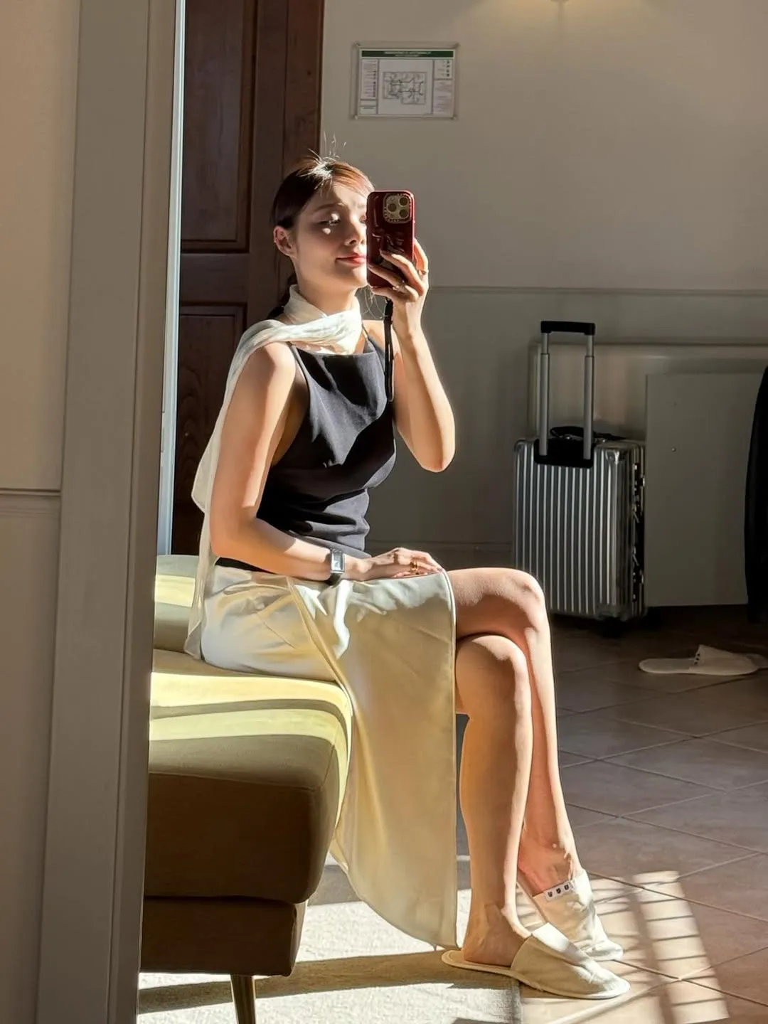 Min Kyung‑ah, atriz, atualização no Instagram