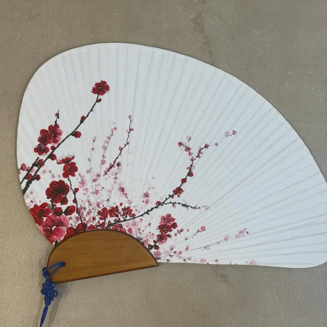 Kim Gyuri Unveils Handcrafted Plum Blossom Fans For Spring