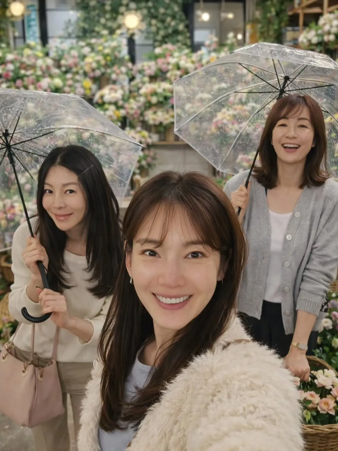 Jung Ga-eun vi vu Seoul cùng những người chị rạng rỡ như hoa