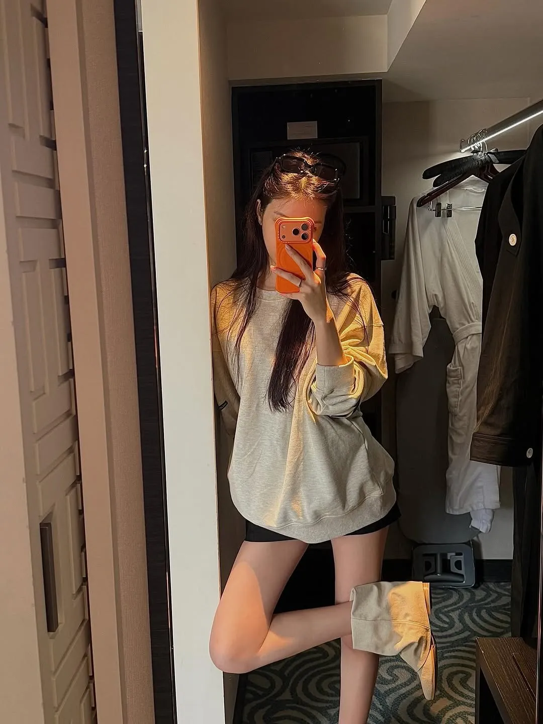 Moon Ga-young, Actress, Instagram, Selfies, Spring