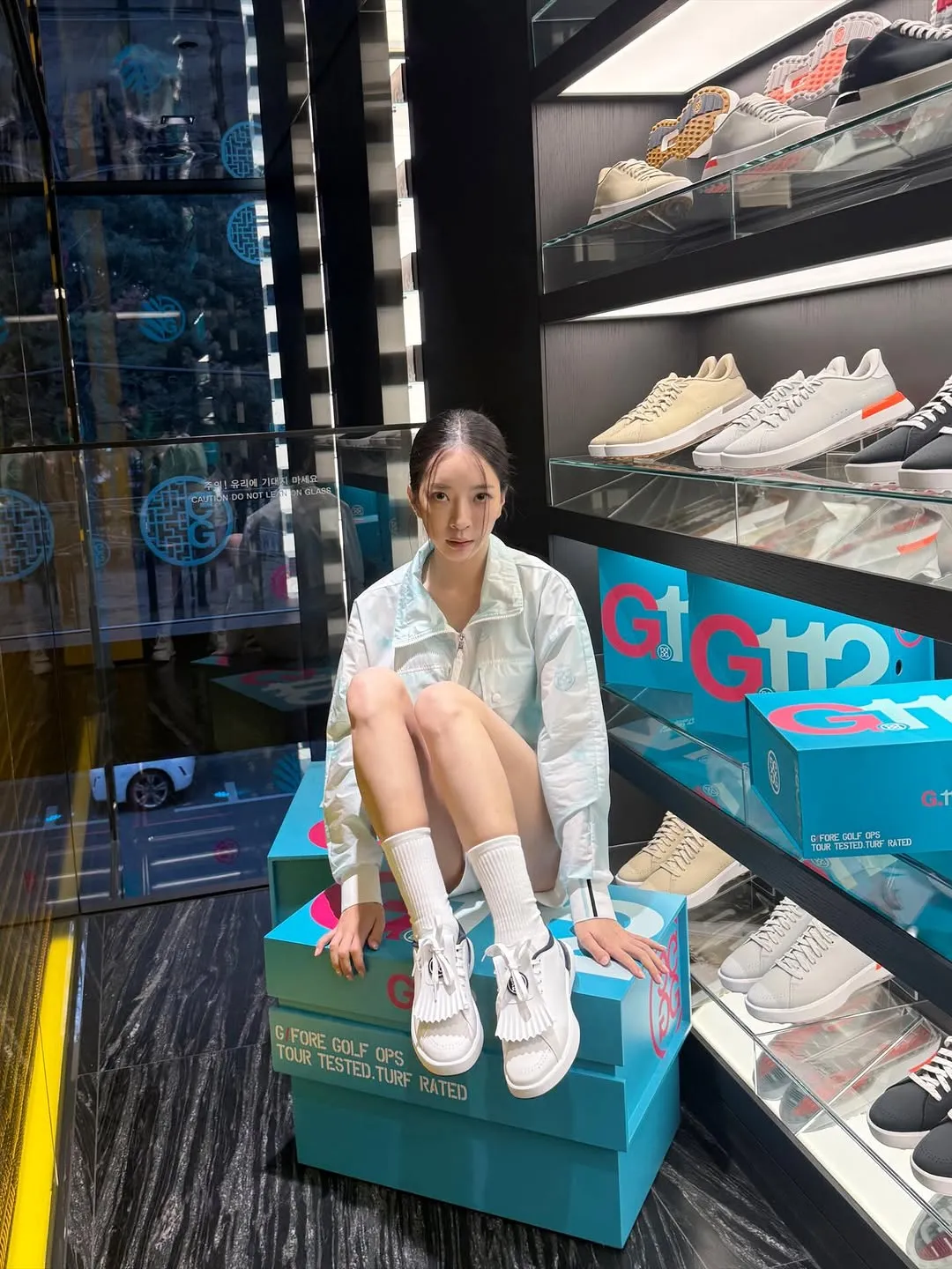 Jo A-young, figur TV, G/FORE, merek golf, peluncuran ulang