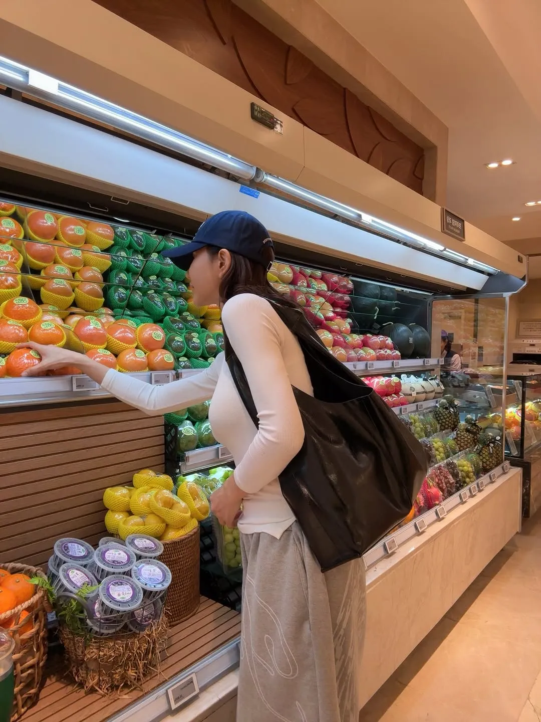 Jung Ah After School, Instagram, belanja buah