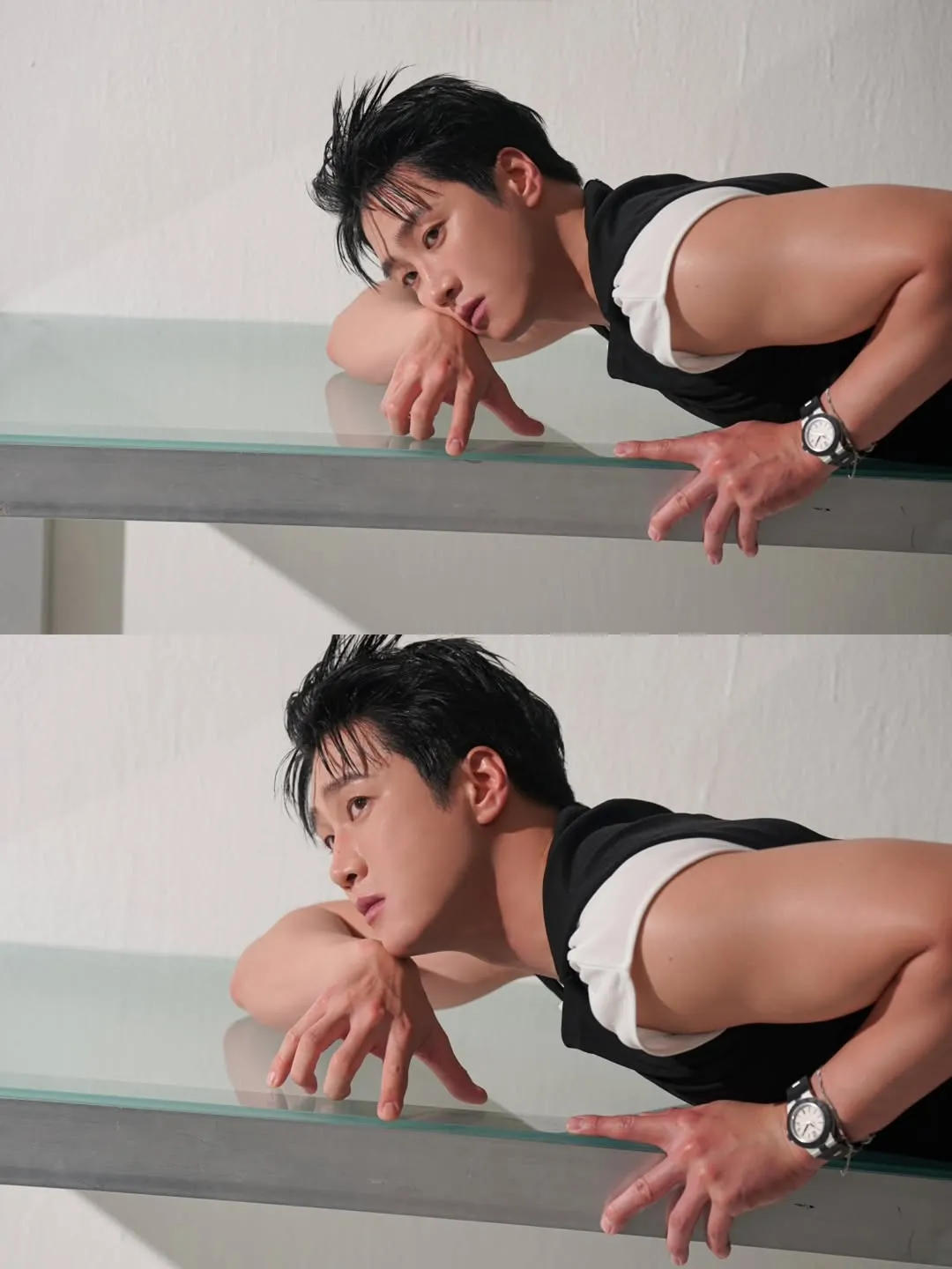 Ahn Bo-hyun, modelo, ensaio fotográfico, AM Entertainment, GQ Korea