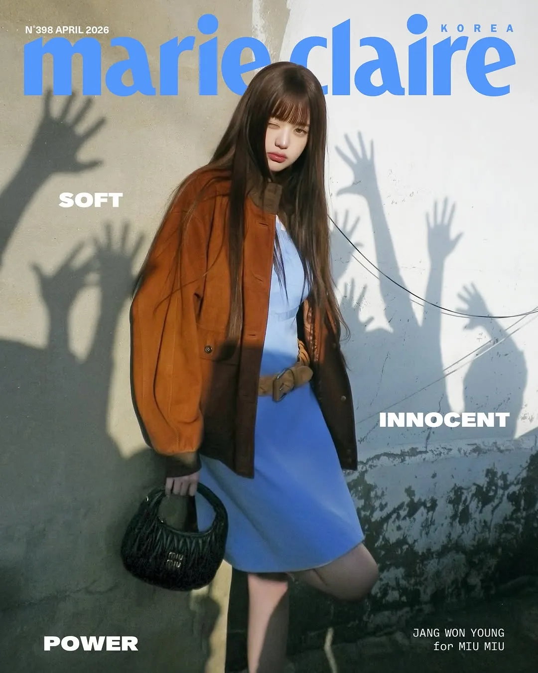 IVE, Jang Wonyoung, capa de revista, Marie Claire, ensaio fotográfico
